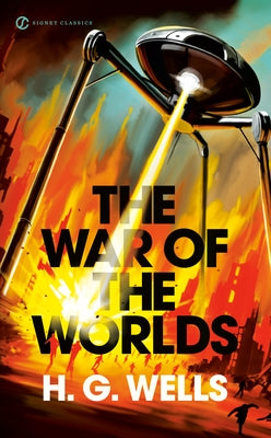 Mass market paperback of The War of the Worlds by Signet Book, showing the front cover with alien landscape artwork.