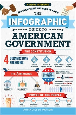 The Infographic Guide to American Government: A Visual Reference for Everything You Need to Know Paperback Adams Media Corporation