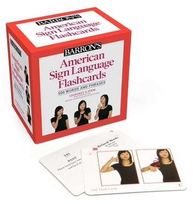 American Sign Language Flashcards: 500 Words and Phrases, Second Edition Other Barrons Educational Services