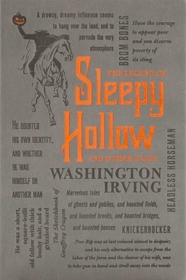 Paperback edition of The Legend of Sleepy Hollow and Other Tales by Canterbury Classics, featuring classic ghost stories and eerie illustrations.