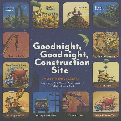 Goodnight, Goodnight, Construction Site Matching Game: (Matching Games for 2-4 Year Olds, Matching Games for Kids, Memory Matching Games) Other Chronicle Books
