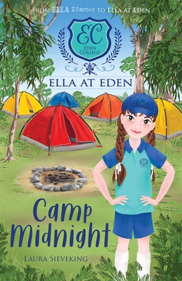 Paperback of "Camp Midnight" by Kane/Miller Book Publishers featuring a colorful illustrated cover with a nighttime camping scene.