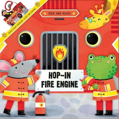Hop-In Fire Engine Board Book Little Genius Books