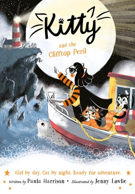 Paperback of "Kitty and the Clifftop Peril" Volume 16 by Oxford Children's, featuring colorful cover art with a cat near a cliff.