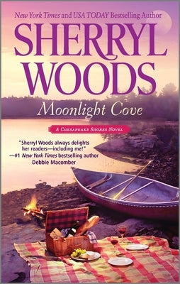 Cover of the mass market paperbound novel "Moonlight Cove" by Mira Books featuring a serene nighttime scene.