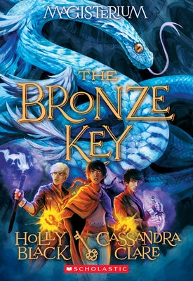 Paperback of The Bronze Key (Magisterium #3) by Scholastic Press, featuring the book's cover with bronze key artwork.