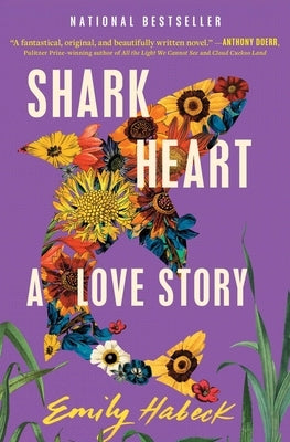 Paperback of Shark Heart: A Love Story by Marysue Rucci Books, featuring the book cover with shark illustration and title text.