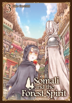 Paperback of Somali and the Forest Spirit Vol. 3 manga by Titan Manga, showing the cover with colorful artwork and characters.