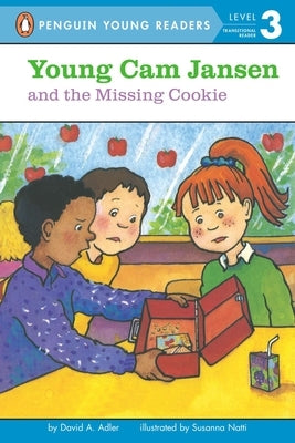 Paperback of Young CAM Jansen and the Missing Cookie by Penguin Young Readers Group, featuring colorful cover art.