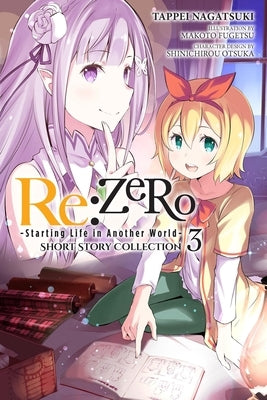 Paperback of RE: Zero Starting Life in Another World Short Story Collection, Vol. 3 by Yen on, showing the book cover with title.