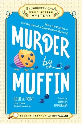 Paperback of Murder by Muffin Book 2 cozy bakery mystery with puzzle-solving, by Adams Media Corporation.