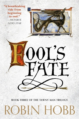 Paperback of Fool's Fate, Book Three of the Tawny Man Trilogy by Del Rey Books, showing the book cover with fantasy artwork.