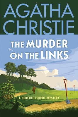 Paperback edition of The Murder on the Links by William Morrow & Company featuring a cover with a mysterious scene and classic book design.