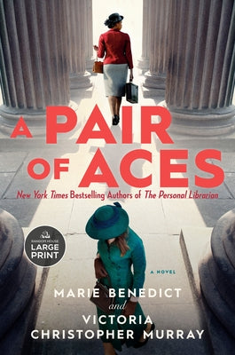 Paperback copy of "A Pair of Aces" novel by Random House Large Print Publishing, showing the front cover.
