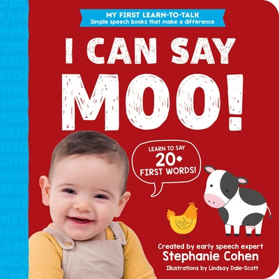 Colorful I Can Say Moo! board book by Sourcebooks Explore featuring farm animals and playful illustrations for young children.