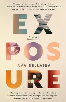 Exposure paperback book by Zibby Publishing, featuring a cover with abstract artwork and bold typography.