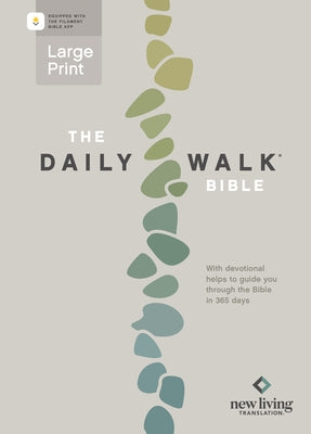 The Daily Walk Bible Large Print Nlt, Filament Enabled (Softcover) by Tyndale