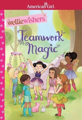 Paperback of Teamwork Magic by American Girl Publishing Inc featuring colorful cover art and illustrations.