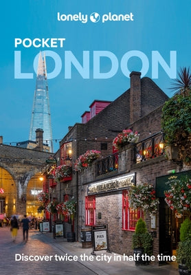 Paperback Lonely Planet Pocket London travel guide with detailed maps and city highlights, ideal for exploring London.