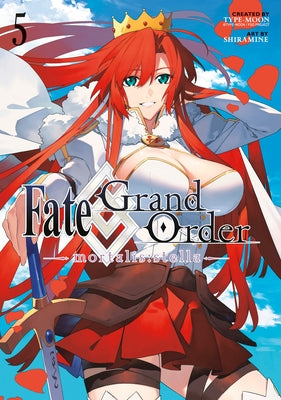 Paperback manga titled Fate/Grand Order -Mortalis: Stella- 5 by Kodansha Comics, featuring cover art of characters from the series.