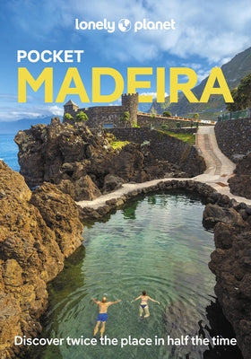 Paperback Lonely Planet Pocket Madeira travel guide with colorful cover and detailed maps of the Madeira island.