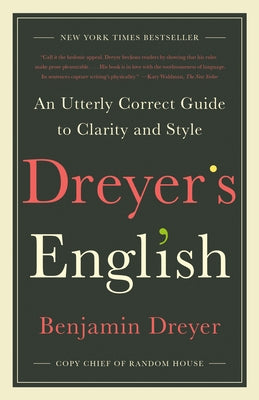 Paperback of Dreyer's English book by Random House Trade, featuring a clean cover with the title and author information.