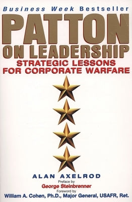 Paperback of Patton on Leadership: Strategic Lessons for Corporate Warfare by Prentice Hall Press, showing the book cover with title and author.