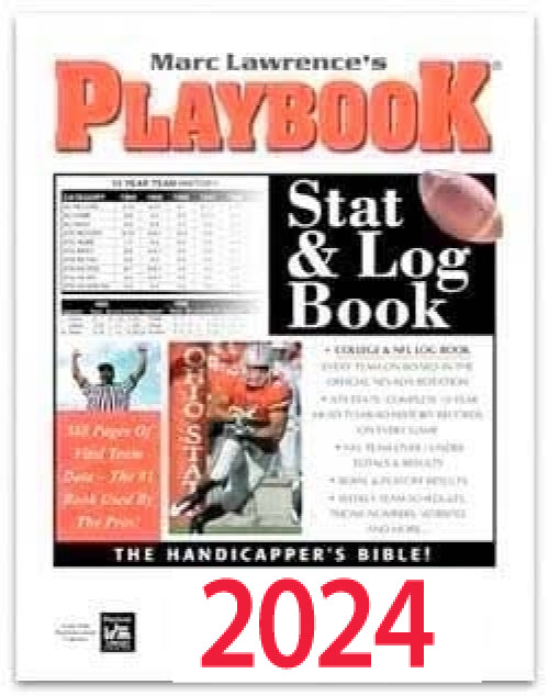 2024 Playbook Football Stat Log Book - Pre Order - SureShot Books Publishing LLC
