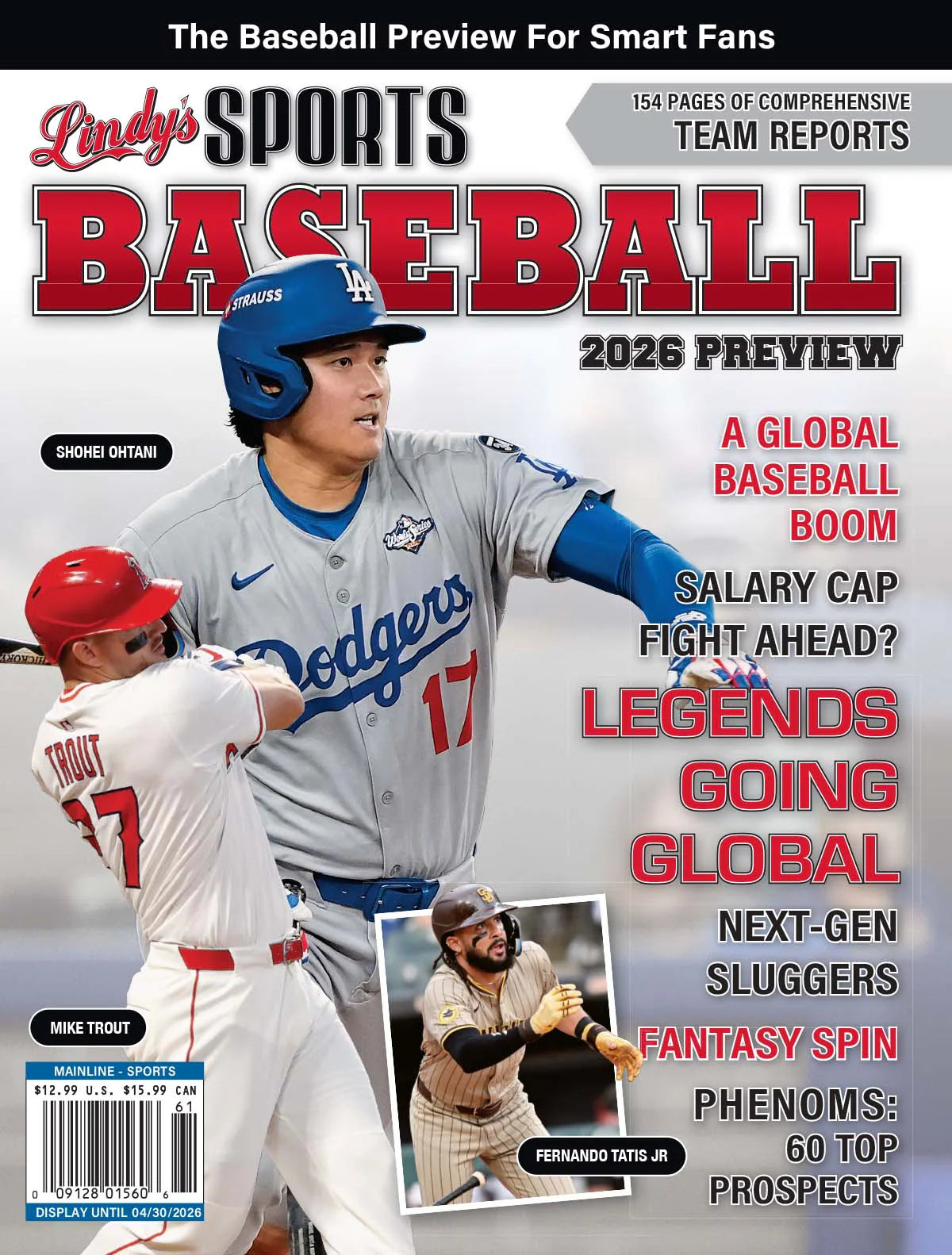 2026 Lindy's Baseball Preview Magazine / Covers Vary - SureShot Books Publishing LLC