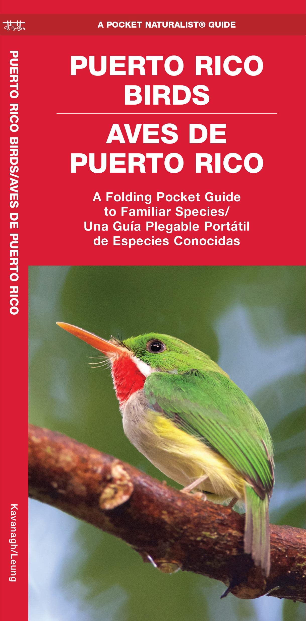 Puerto Rico Birds/Aves de Puerto Rico (Bilingual): A Folding Pocket Guide to Familiar Species/Una Guia Plegable Portail de Especies Conocidas SureShot Books Publishing LLC