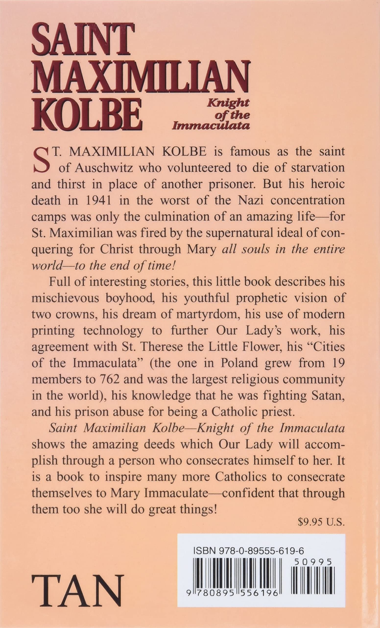 St. Maximilian Kolbe: Knight of the Immaculata - SureShot Books Publishing LLC