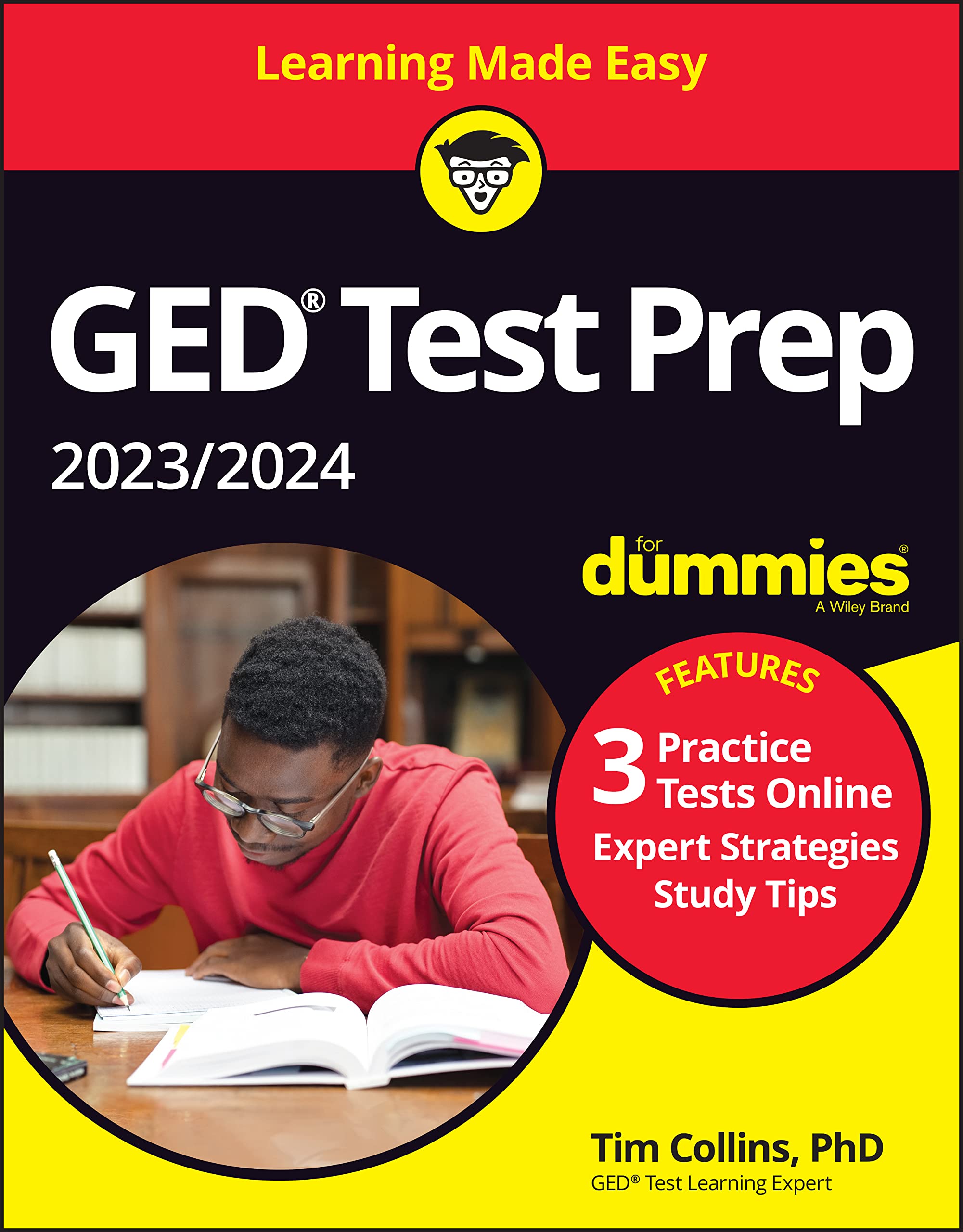 GED Test Prep 2023/2024 For Dummies with Online Practice SureShot Books