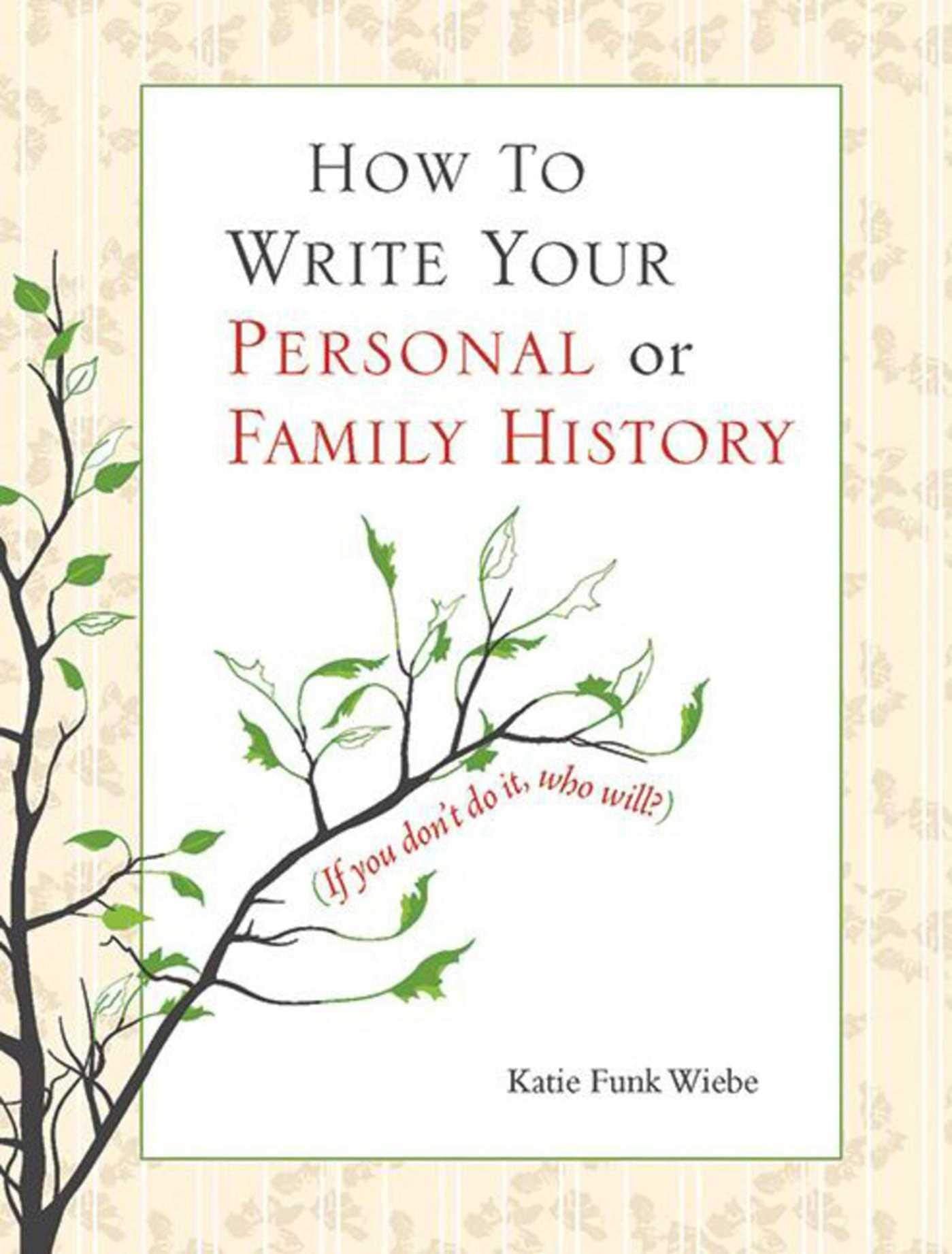 How to Write Your Personal or Family History SureShot Books