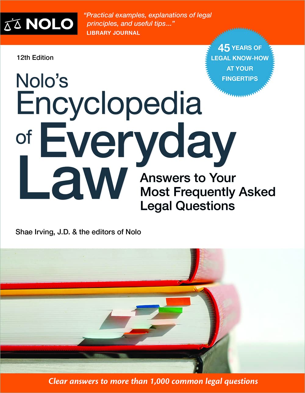 Nolo's Encyclopedia of Everyday Law SureShot Books