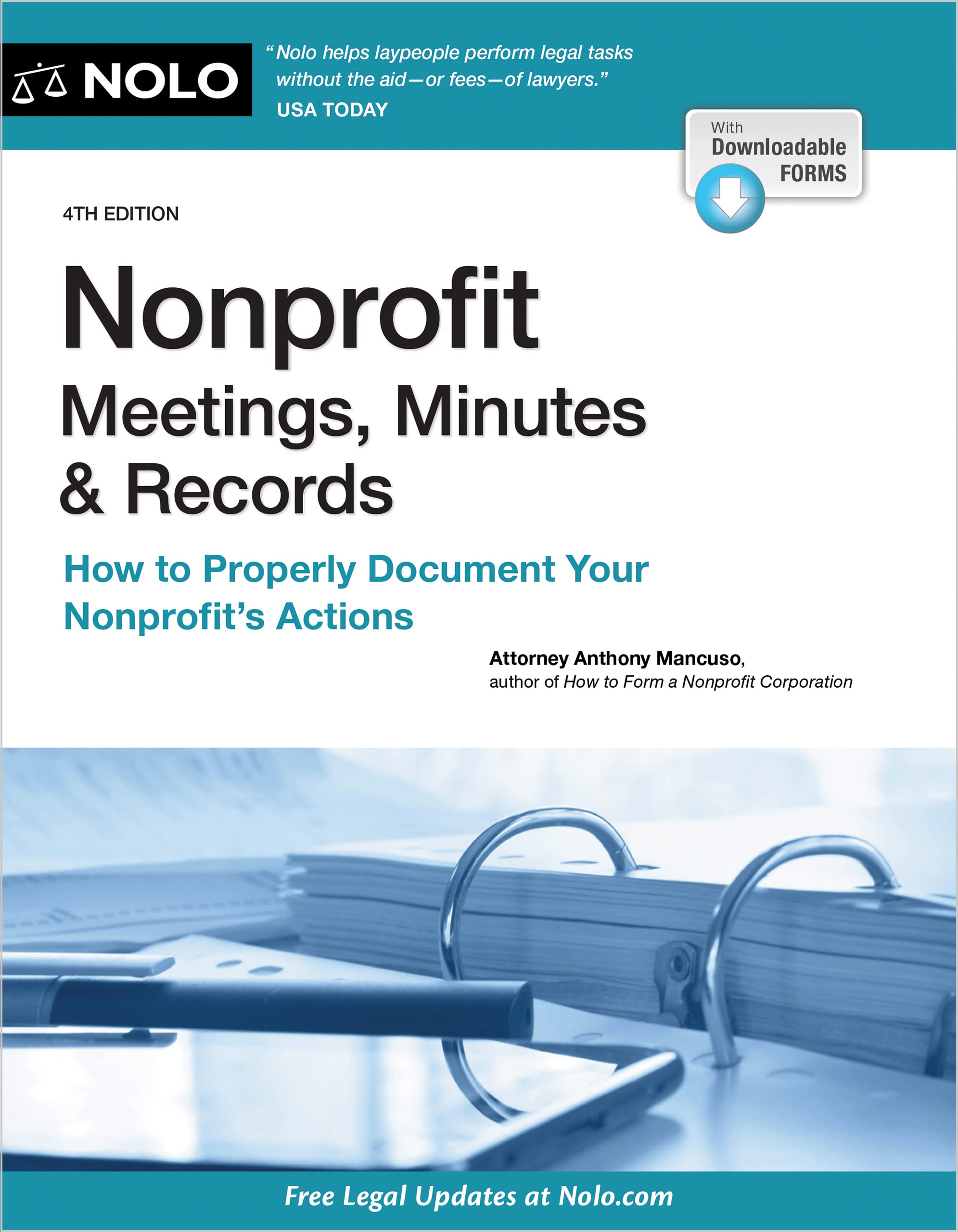 Nonprofit Meetings, Minutes & Records SureShot Books