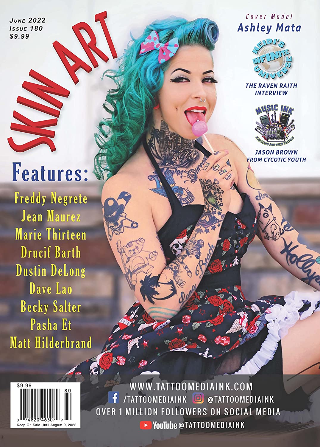 Skin Art Magazine Issue # 180 - SureShot Books Publishing LLC