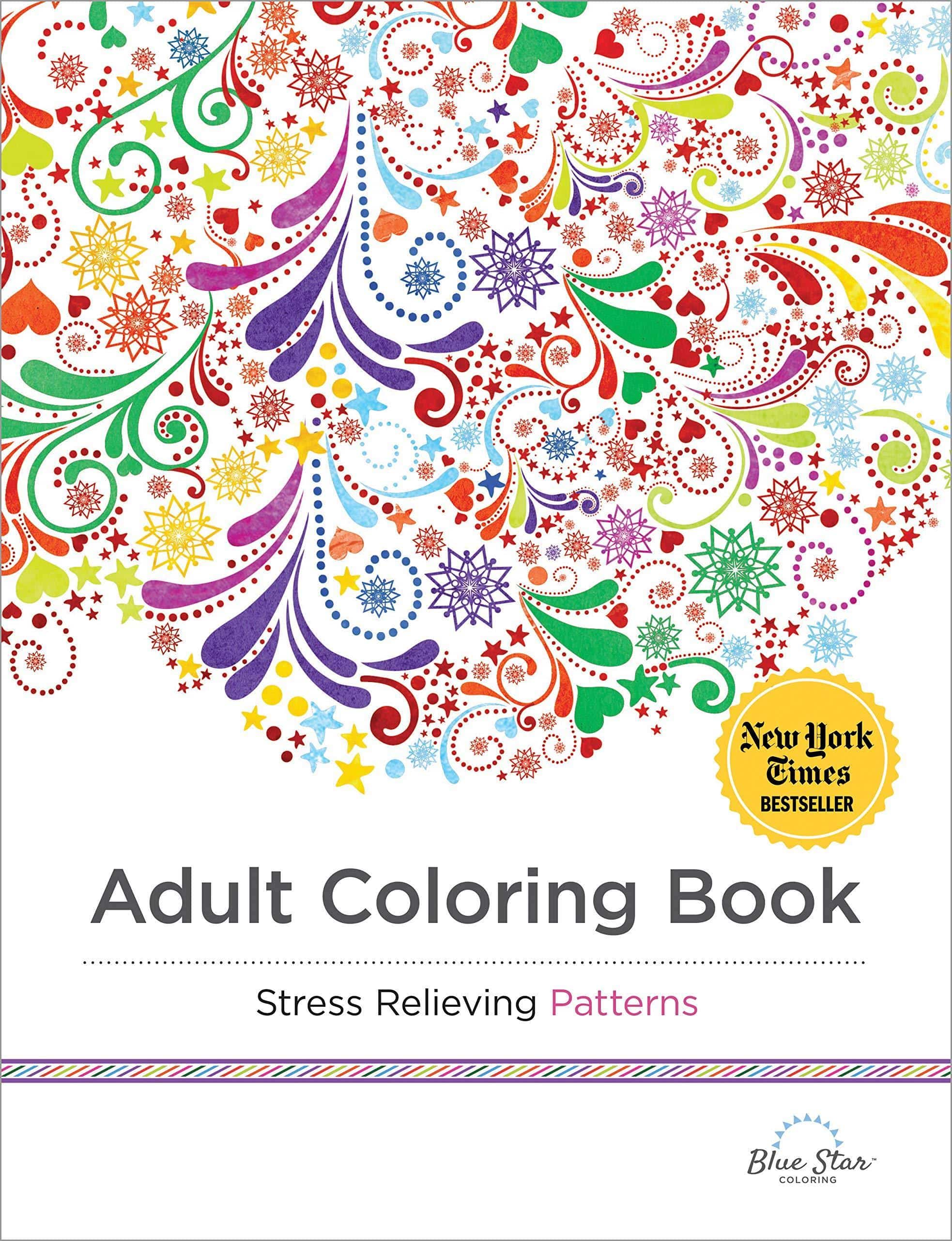 Adult Coloring Book Stress Relieving Patterns - SureShot Books Publishing LLC
