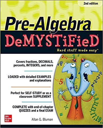 Pre-Algebra DeMYSTiFieD, Second Edition - SureShot Books Publishing LLC