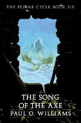 Paperback copy of Song of the Axe by Bison, featuring the book cover with dark and artistic design elements.