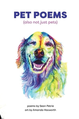 Paperback Pet Poems book by Burlwood Books featuring illustrated pages with heartfelt poems about pets and their companionship.
