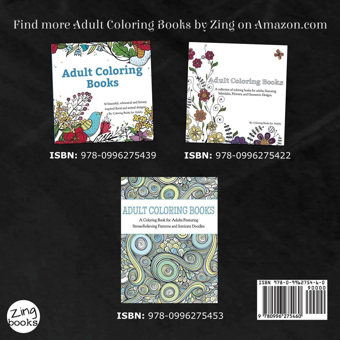 Adult Coloring Books: A Coloring Book for Adults Featuring Manda - SureShot Books Publishing LLC