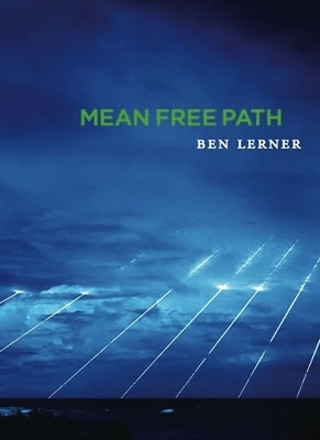 Paperback of "Mean Free Path" poetry book by Copper Canyon Press, showing the front cover with title and design.