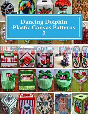 Paperback Dancing Dolphin plastic canvas patterns book by Createspace Independent Publishing Platform, featuring dolphin design illustrations.