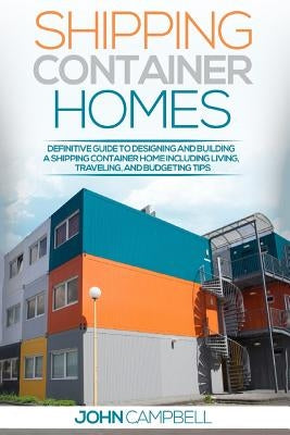 Paperback book titled "Shipping Container Homes" by Createspace Independent Publishing Platform, showing the cover design.