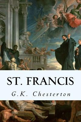 Paperback St. Francis book by Createspace Independent Publishing Platform with cover image of Saint Francis in a serene setting.