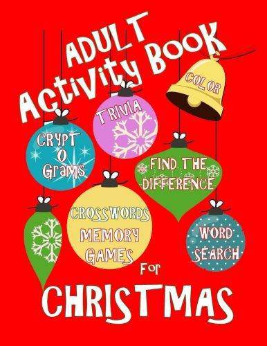Adult Activity Book Christmas Activity Book for Adults: Large Print Christmas Word Search Cryptograms Crosswords Trivia Quiz and More Games-Puzzles-Word Games Creative Activities