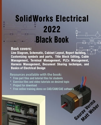 SolidWorks Electrical 2022 Black Book Paperback Cadcamcae Works