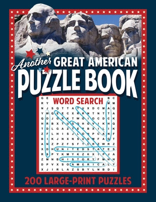 Another Great American Puzzle Book: 200 Large Print Puzzles Paperback Grab a Pencil Press