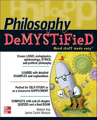Paperback of Philosophy Demystified by McGraw-Hill Companies, showing the front cover with title and design elements.