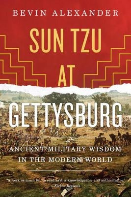Paperback book titled "Sun Tzu at Gettysburg" by W. W. Norton & Company, showing the front cover with military artwork.